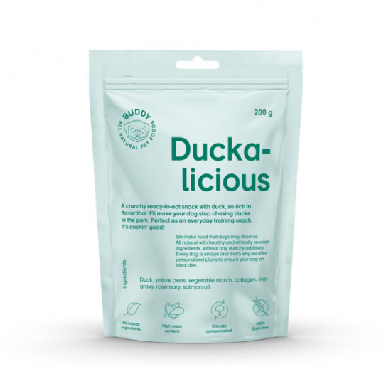 Buddy poslastica za pse Semi Moist Snack Duck with Rosemary 200g