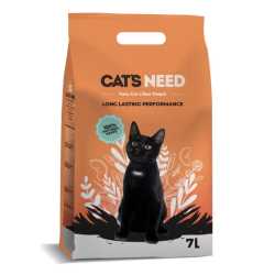 Cat's Need posip za mačke Tofu - Breskva 7l Cat's Need posip za mačke Tofu - Breskva 7l