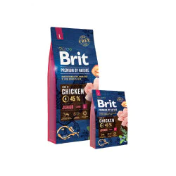 BRIT Hrana za pse - Piletina Junior L 15kg
