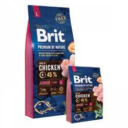 BRIT Hrana za pse - Piletina Junior L 15kg