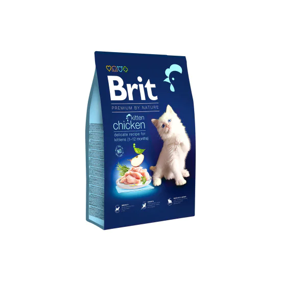 BRIT Hrana za mačke Kitten - Piletina 8kg