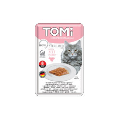 TOMI Cat Sterilised sos za mačke - Govedina 22x85g TOMI Cat Sterilised sos za mačke - Govedina 22x85g