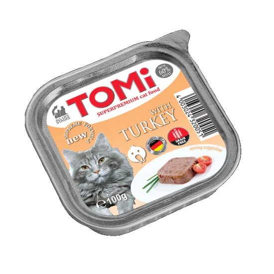 TOMI Cat pašteta za mačke - Ćuretina 100g TOMI Cat pašteta za mačke - Ćuretina 100g