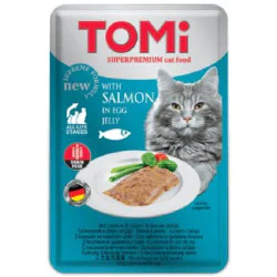 TOMI GF Cat sos za mačke - Losos i jaje 100g TOMI GF Cat sos za mačke - Losos i jaje 100g