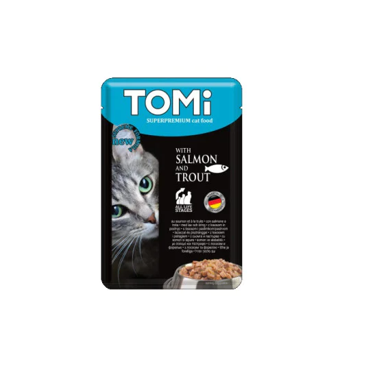 TOMI Cat sos za mačke - Losos i pastrmka 100g