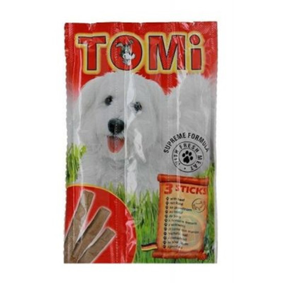 TOMI Dog Sticks poslastica za pse - Govedina 3kom