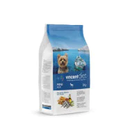 Vincent DIET hrana za pse Adult Mini - Plava riba 3kg