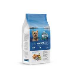 Vincent DIET hrana za pse Adult Mini - Plava riba 3kg