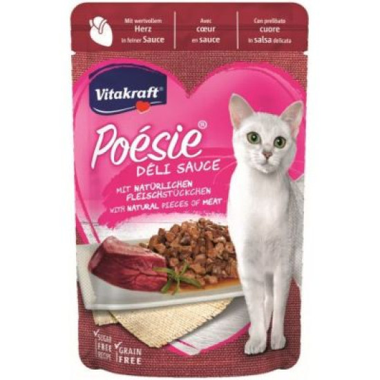 Vitakraft Poesie kesica za mačke - Pileća srca 85g