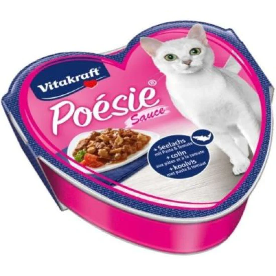Vitakraft Poesie sos za mačke - Bakalar, testenina i paradajz u sosu 85g