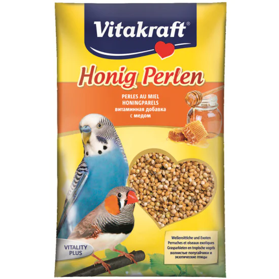 Vitakraft Perle za tigrice i nimfe - Med 20g Vitakraft Perle za tigrice i nimfe - Med 20g
