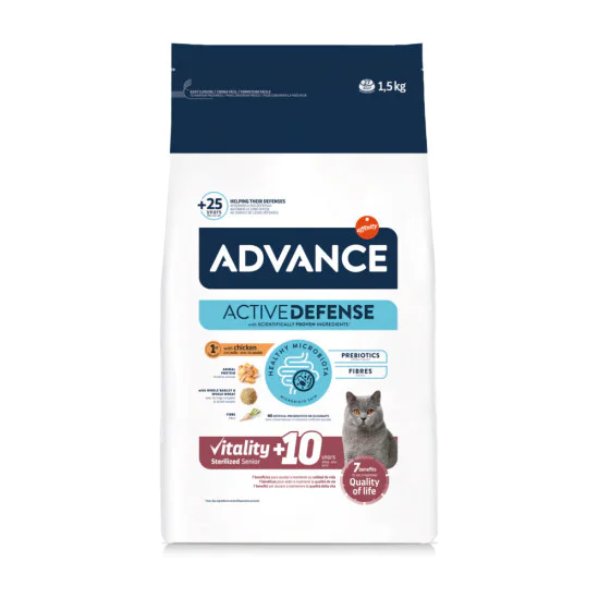 Advance Cat Senior - Sterilised Chicken 1.5kg