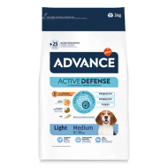 Advance Dog - Medium Adult Light 3kg Advance Dog - Medium Adult Light 3kg