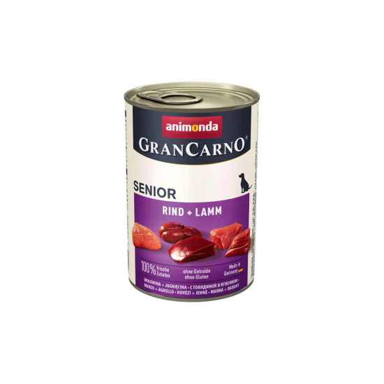 Animonda GranCarno konzerva za pse Senior govedina i jagnjetina 400g