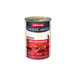 Animonda GranCarno konzerva za pse Junior govedina i ćureća srca 400g