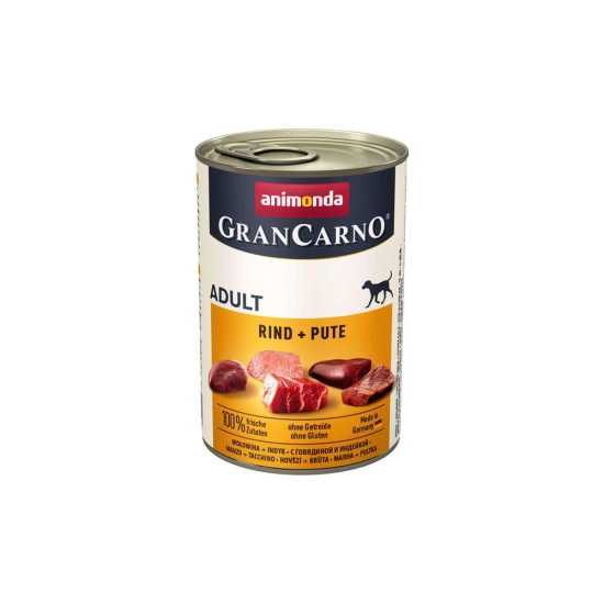 Animonda GranCarno konzerva za pse Adult govedina i ćuretina 800gr