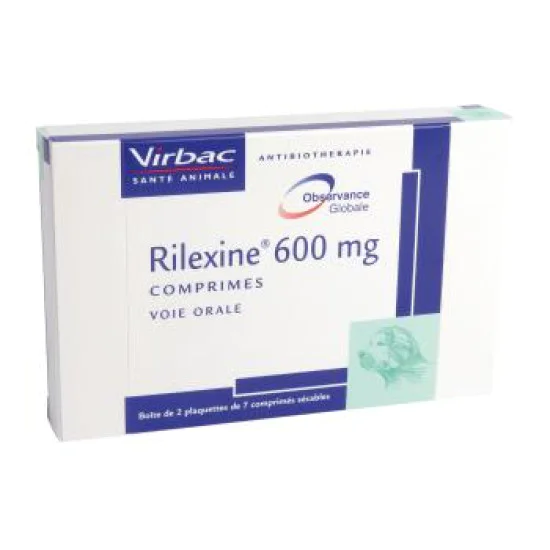 Virbac Rilexine 600mg - 1 tableta
