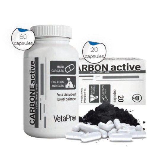 VetaPro Carbon aktivni ugalj 20 kapsula