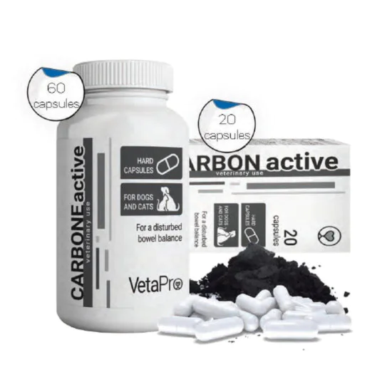 VetaPro Carbon aktivni ugalj 20 kapsula