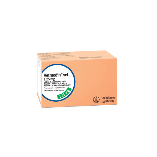Vetmedin Chew 1.25mg tablete za pse 100 tableta