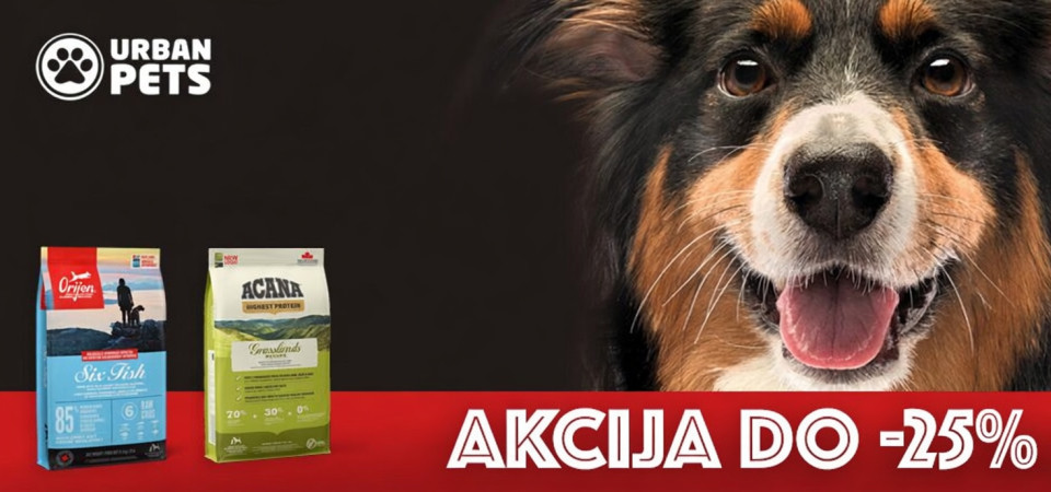 Orijen i Acana hrana za pse - Urban Pets Belvil Delta City