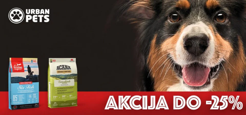 Orijen i Acana hrana za pse - Urban Pets Belvil Delta City