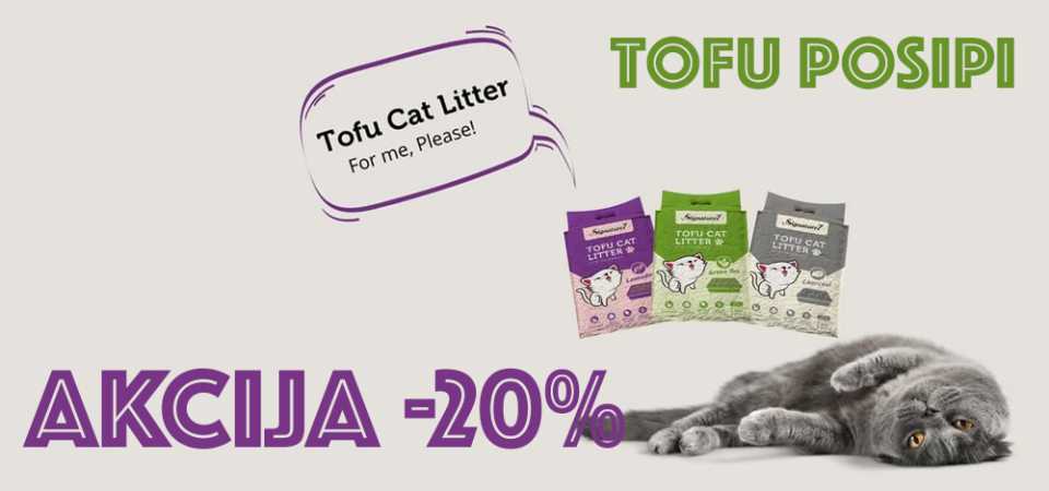 TOFU posipi akcija - URBAN PETS