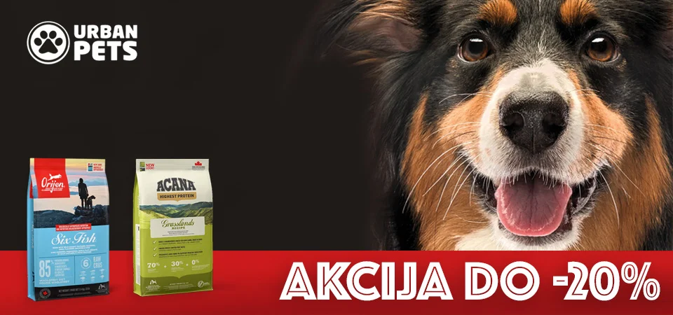 Orijen i Acana hrana za pse - Urban Pets Belvil Delta City