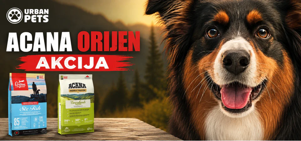 Orijen i Acana hrana za pse - Urban Pets Belvil Delta City