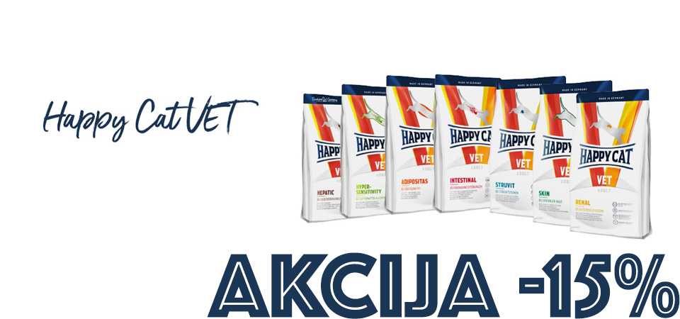 Happy Cat Veterinarske dijete akcija