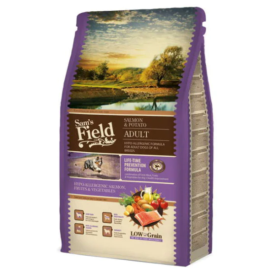 Sam's Field Adult Grain Free All Size - losos i haringa 2.5kg