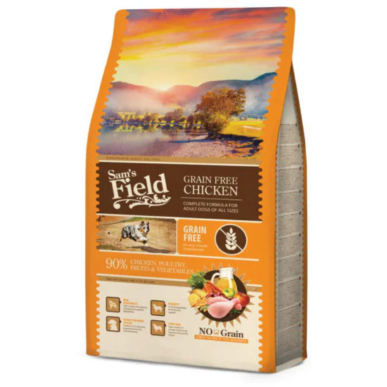 Sam's Field Adult Grain Free All Size - piletina 2.5kg