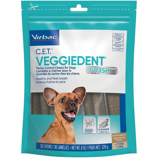 Virbac Veggiedent fr3sh dentalni štapići - XS Virbac Veggiedent fr3sh dentalni štapići - XS