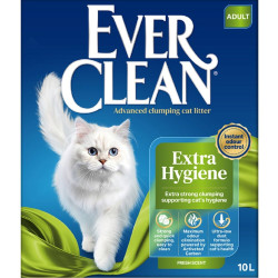 EVER CLEAN posip za mačke Extra Hygiene Fresh Scent - grudvajući 10L
