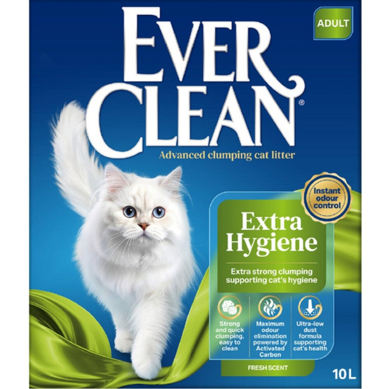 EVER CLEAN posip za mačke Scented ExtraStrong - grudvajući 10L