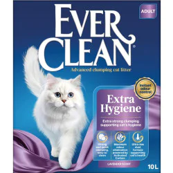 EVER CLEAN posip za mačke Extra Hygiene Lavender - grudvajući 10L EVER CLEAN posip za mačke Extra Hygiene Lavender - grudvajući 10L