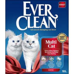 EVER CLEAN posip za mačke Multi Cat - grudvajući 10L EVER CLEAN posip za mačke Multi Cat - grudvajući 10L