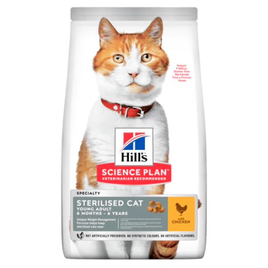Hill's Science Plan hrana za mačke Sterilised Cat Adult - Piletina 10kg