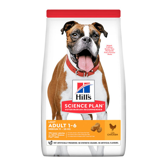 Hill’s Science Plan hrana za pse Medium Adult Light Piletina 14kg