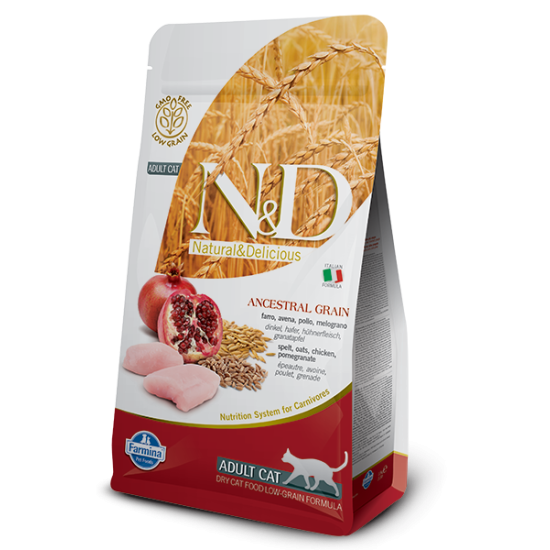 N&D Ancestral Grain hrana za mačke - Piletina i nar 5kg