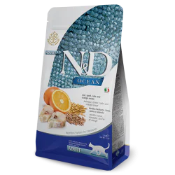 N&D Ocean hrana za mačke - Bakalar, Spelta i narandža 300g