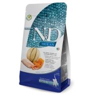 N&D Ocean hrana za mačke Kitten - Bakalar, škampi, bundeva i dinja 300g