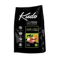 Kudo Low Grain hrana za pse - Lamb & Rice Medium & Maxi ADULT 3kg