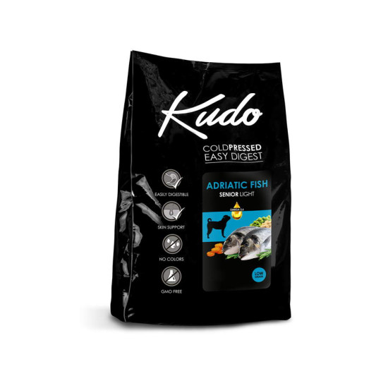 Kudo hrana za pse - Adriatic Fish Senior Light - Low Grain 3kg