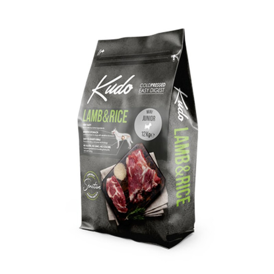 Kudo Low Grain hrana za pse - Lamb & Rice Mini JUNIOR 3kg