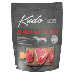 Kudo Low Grain hrana za pse - Red Meat and Vegetables MINI ADULT 3kg