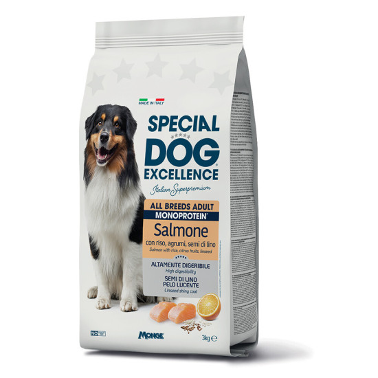Monge Special Dog Excellence hrana za pse Adult Monoprotein - Losos 3kg Monge Special Dog Excellence hrana za pse Adult Monoprotein - Losos 3kg