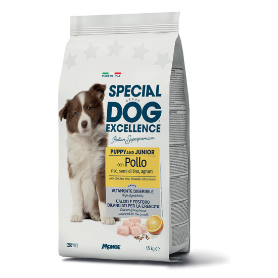 Monge Special Dog Excellence hrana za pse Puppy/Junior - Piletina 1.5kg