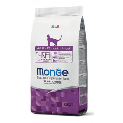 MONGE CAT hrana za mačke Adult - Piletina 1.5kg