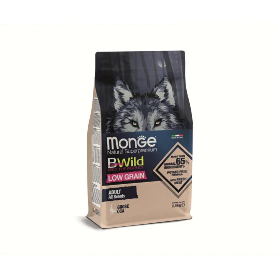 Monge BWild hrana za pse Low grain - guska 2.5kg Monge BWild hrana za pse Low grain - guska 2.5kg